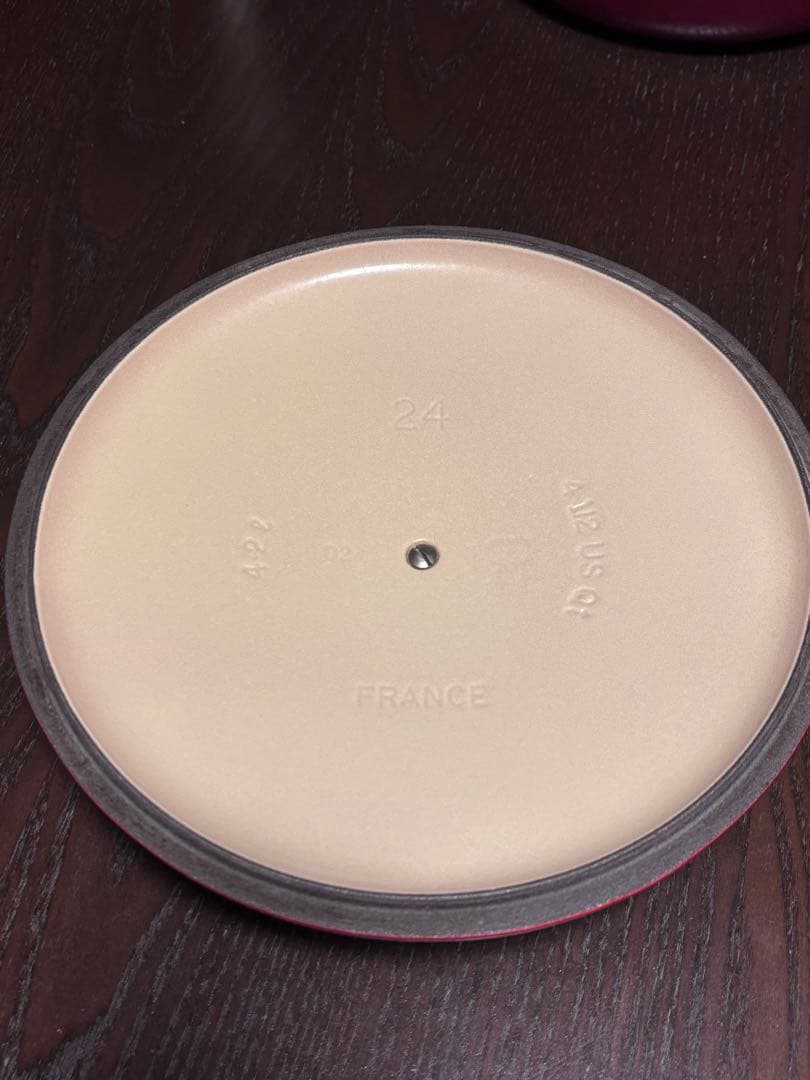 【値下げしました】LE CREUSET 赤 両手鍋 24cm