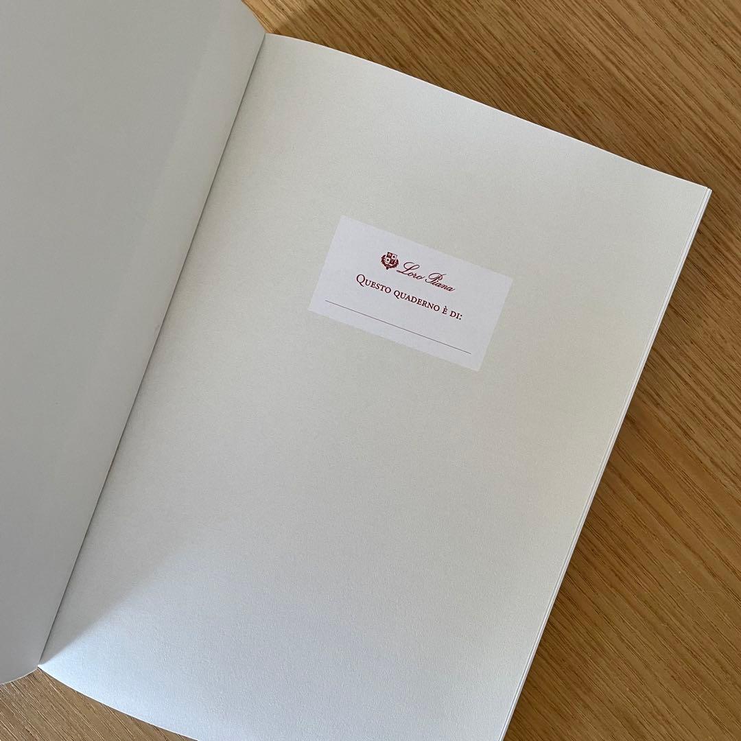 【未使用】Loro Piana ロロピアーナノート2冊 セット高級品