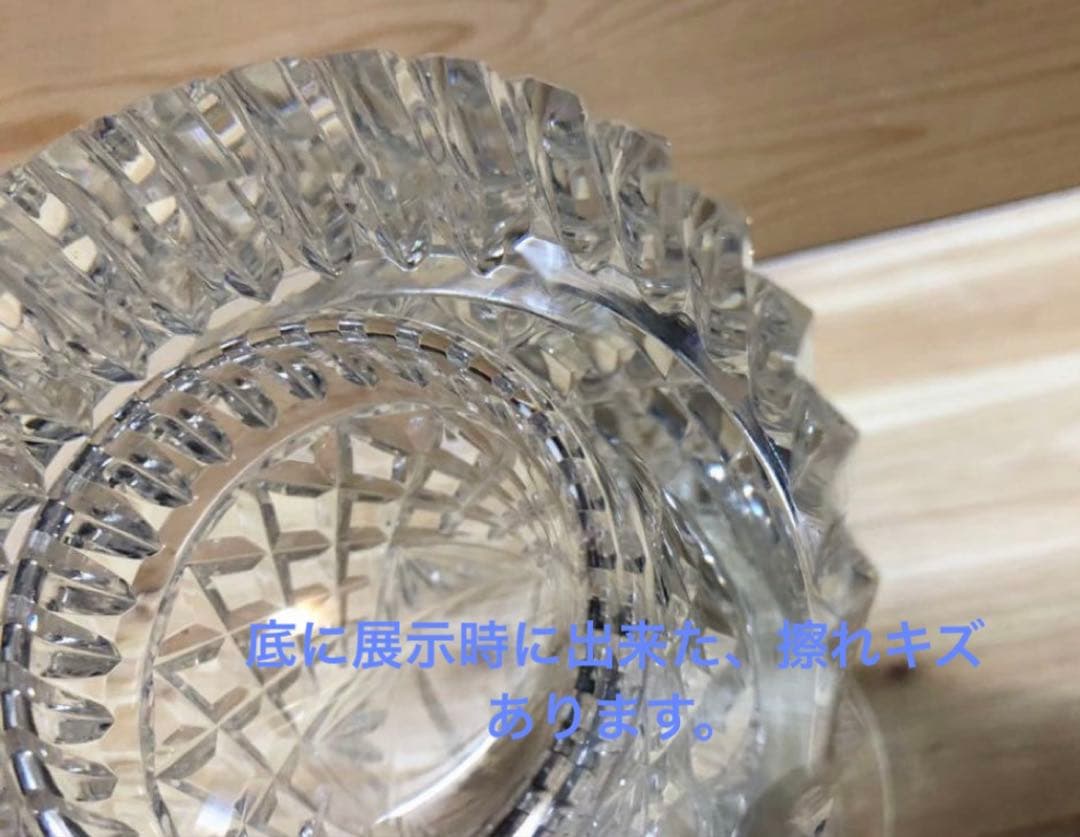 未使用/特価❕ HOYAクリスタル/カット/花瓶/1点　花器/ガラス花瓶