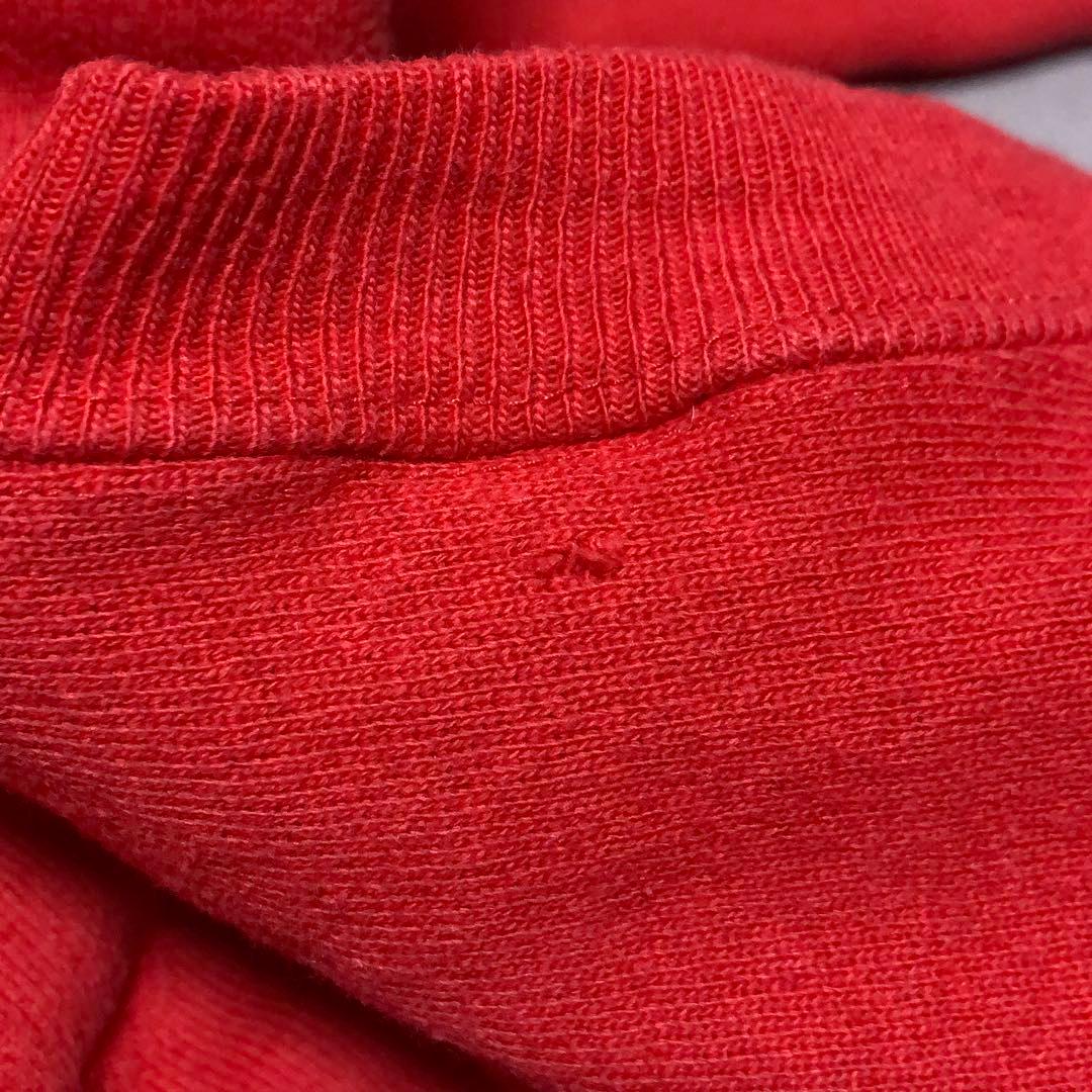 90s USA製 Champion リバースウィーブ スウェット　赤　dh56