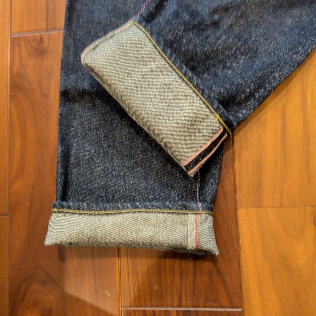 【未使用級】桃太郎ジーンズ　銅丹レーベル　クラッシックストレート　W29