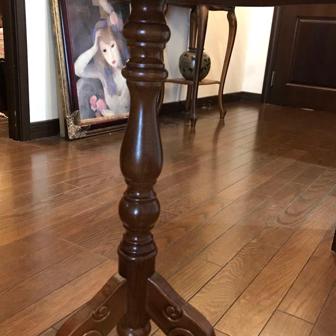 【未使用級】カフェテーブル☆イタリア製　象嵌細工　極美品‼️ アンティーク