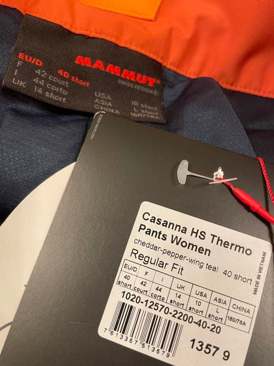 L ☆新品☆ マムート　スノーパンツ　スキーパンツ　レディース　スノーボード