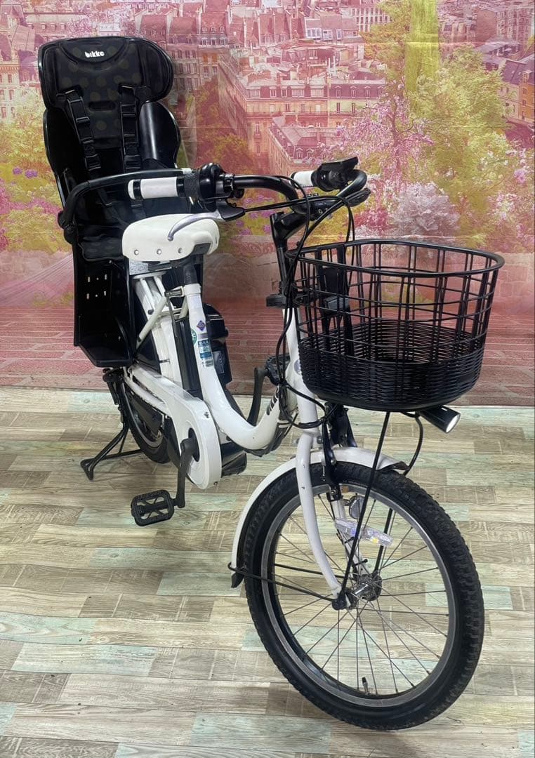 ZK3320 電動自転車 ブリヂストン ビッケ 子供乗せ 20インチ 送料無料