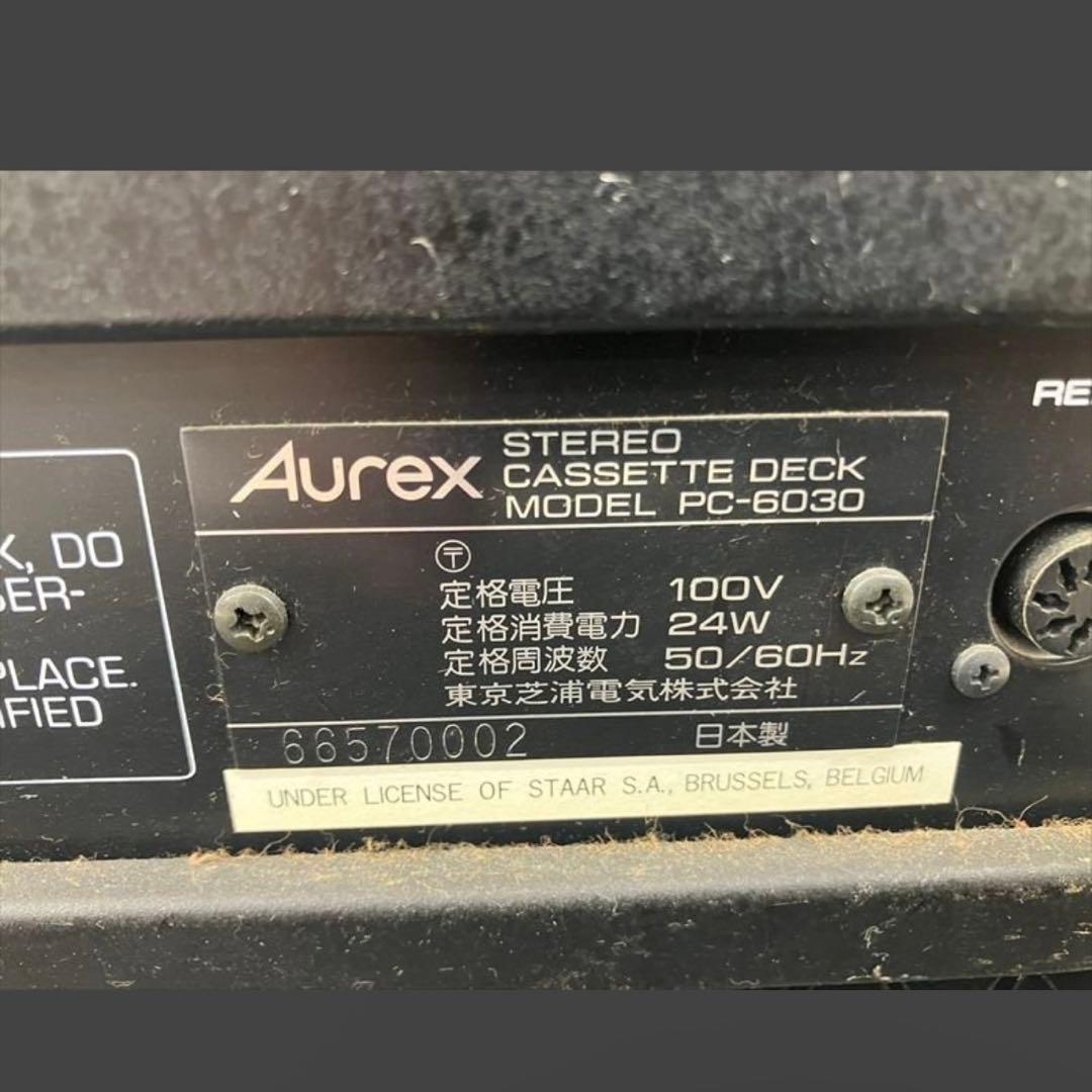 Aurex オーレックス カセットデッキ PC-6030