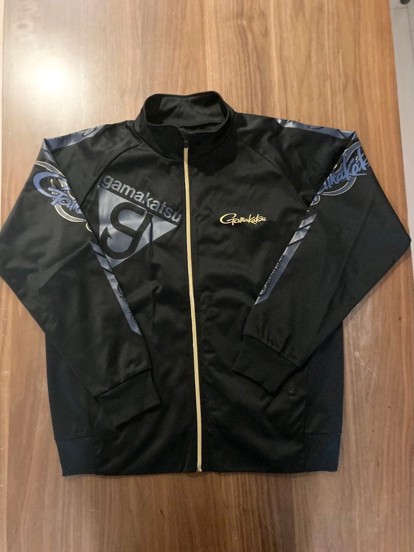 がまかつ　GM-3535 ブリーズテックススーツ Lサイズ　ブラック×ネイビー