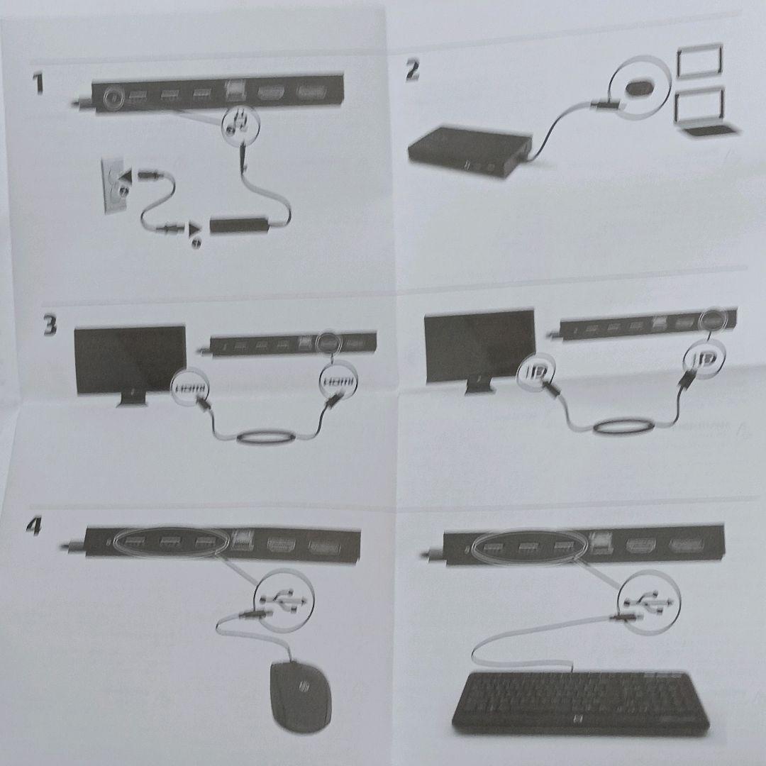 HP USB - C Docking Station TPA-801‪♡F84