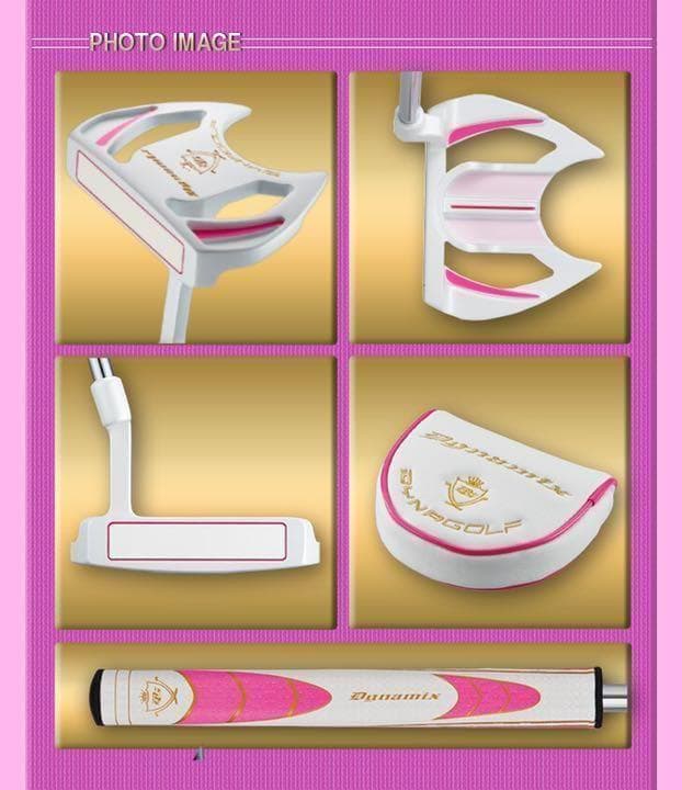 【左 女性用】♥極太グリップと大型で安定感抜群の　ダイナミクス　レディスパター