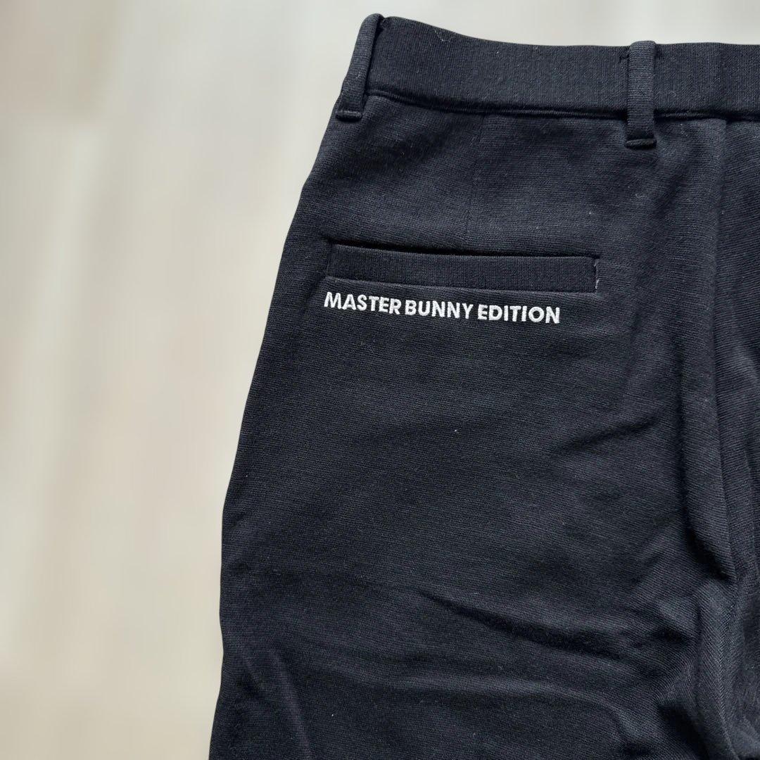 現行モデル　極美品　マスターバニー　パンツ　黒　M〜L相当　ウール100%　4