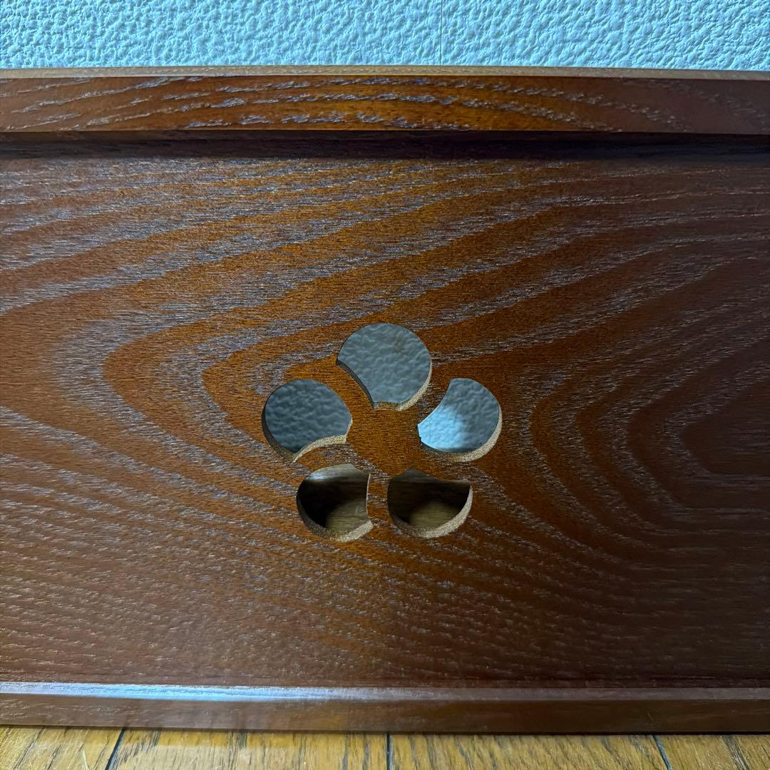 茶道具 表千家 如心斎好 桑 捻梅透し 風炉先屏風