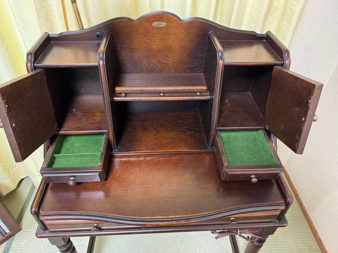 アトランタ　太田長　ダークブラウン ドレッサー　セット購入お願い致します。