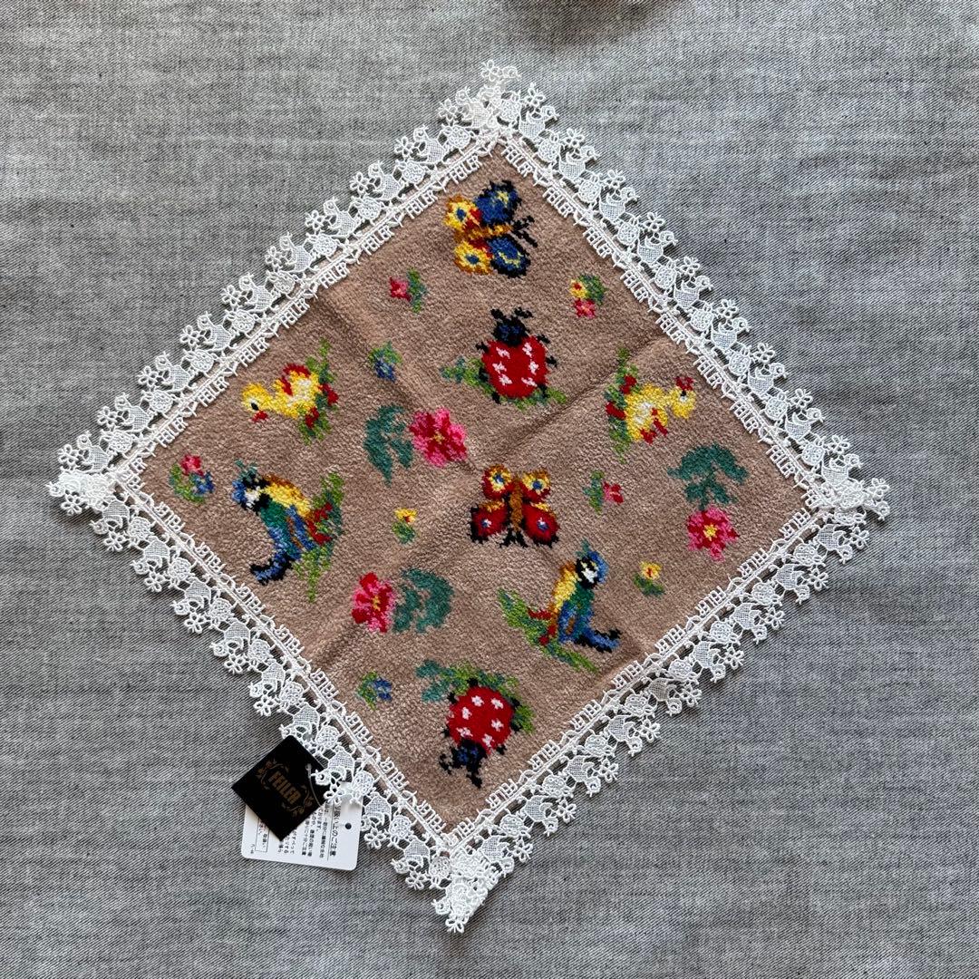 FEILER × 近沢レース店 ◆ ハイジ ハンカチ 2枚セット