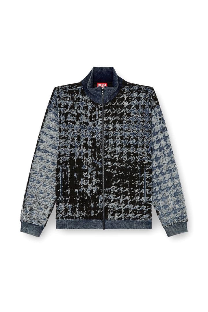 DIESEL 25FW S-Corr Devoré houndstooth S