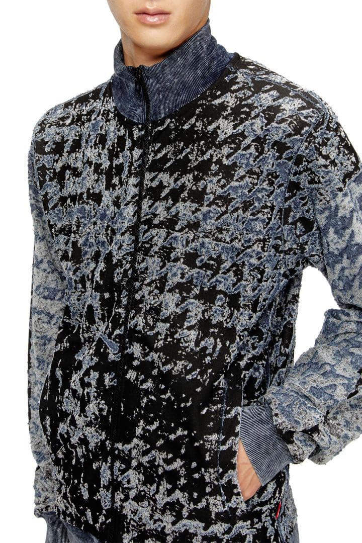 DIESEL 25FW S-Corr Devoré houndstooth S