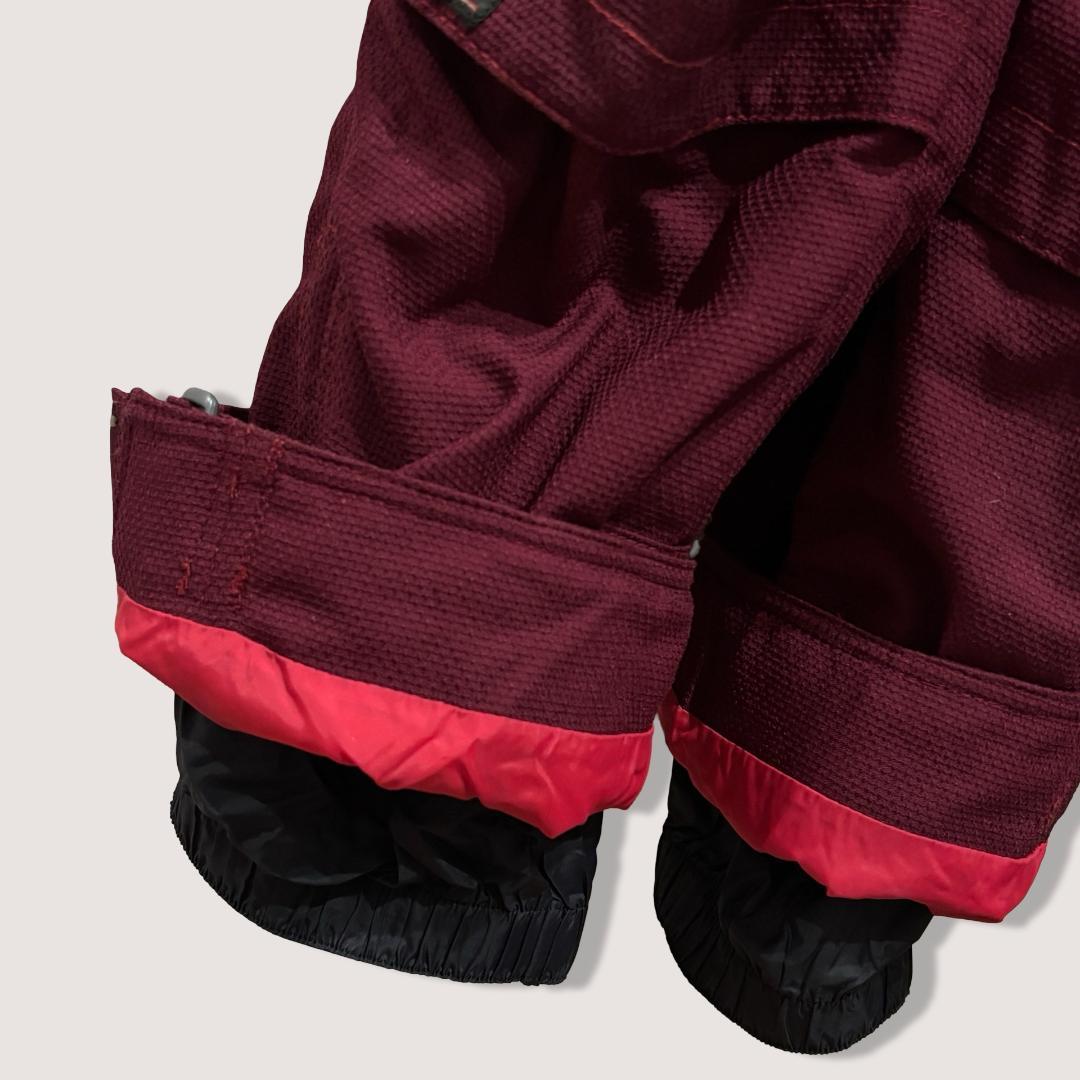 【最高峰】エレッセ スキーウェア サロペット M ボルドー シンサレート 90s