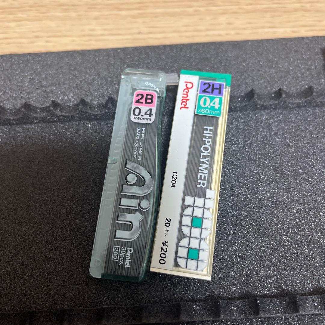 未使用 ぺんてる PG4 P545 Young 廃盤シャーペン 0.4mm芯付