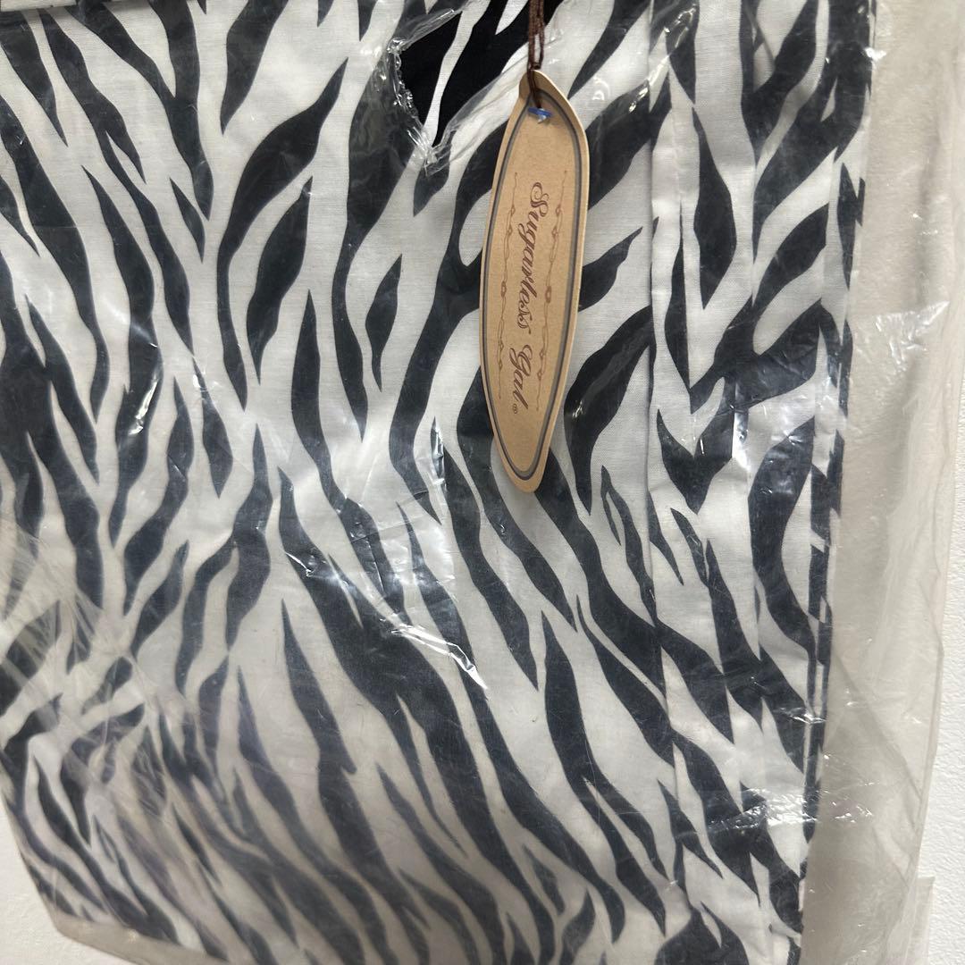 ★希少★ ゼブラ 柄 浴衣 帯 セット 平成 ギャル y2k