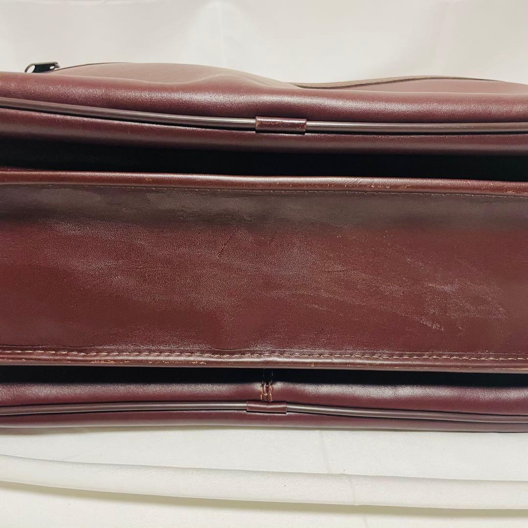 ハートマン レザー ブリーフケース ショルダーバッグ メンズ 茶 2way