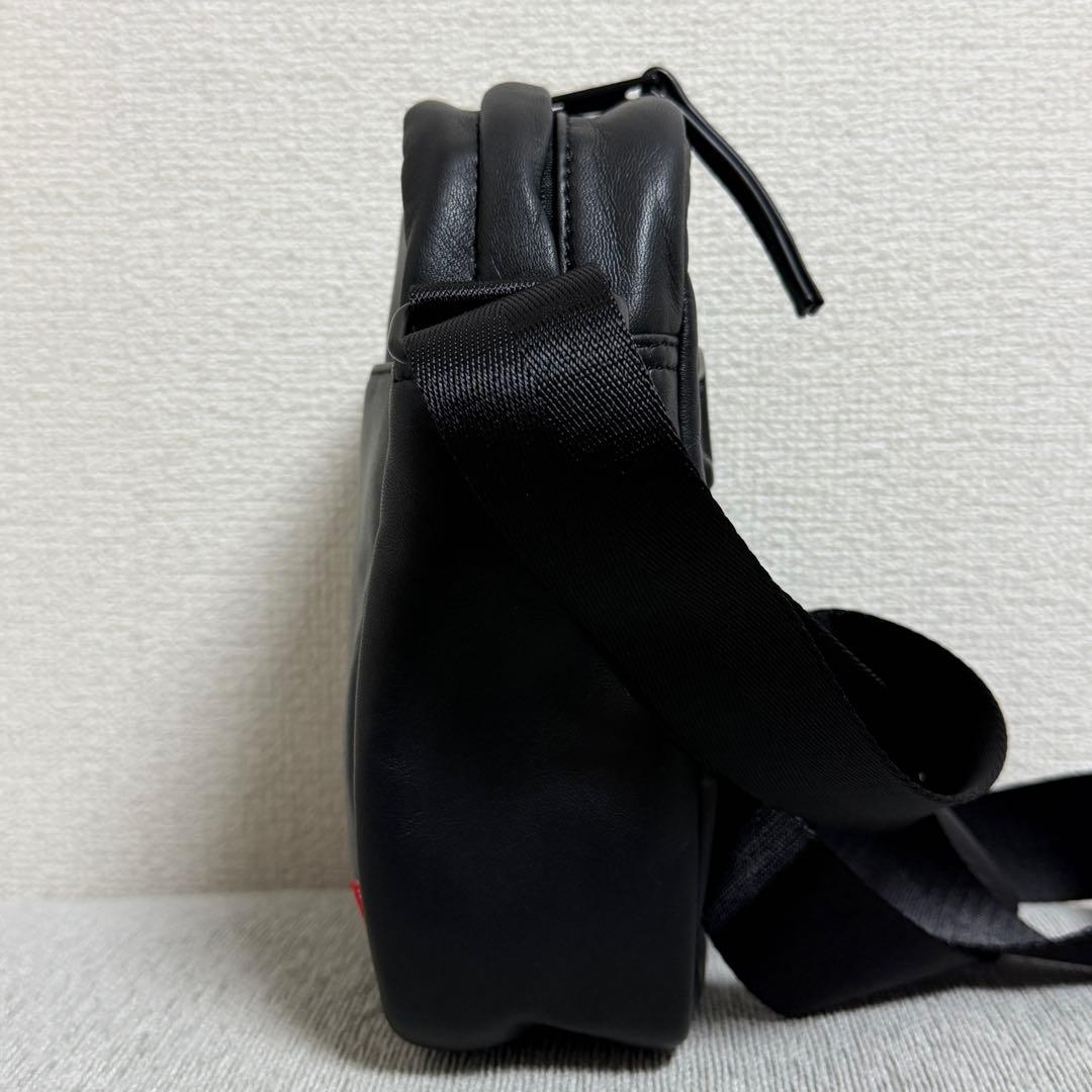 【定価4.5万】DIESEL ソフトレザー クロスボディバッグ Dロゴ 羊革