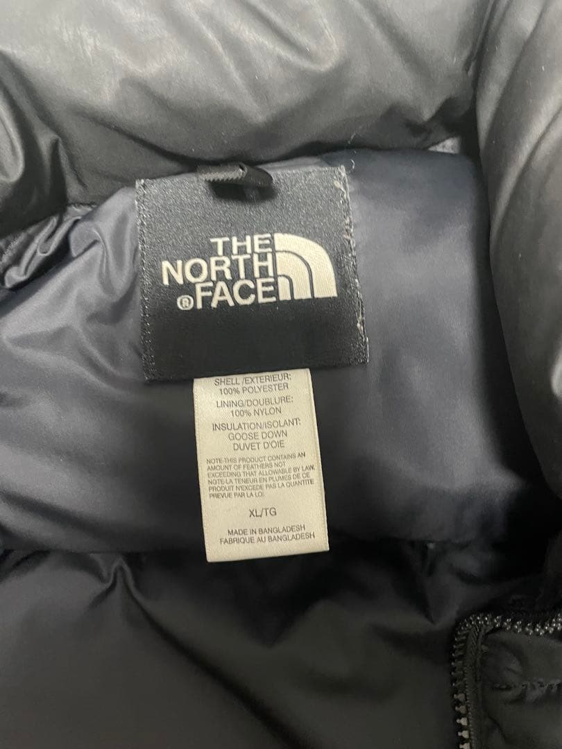 THE NORTH FACE ブラック ダウンジャケット (ヌプシ）