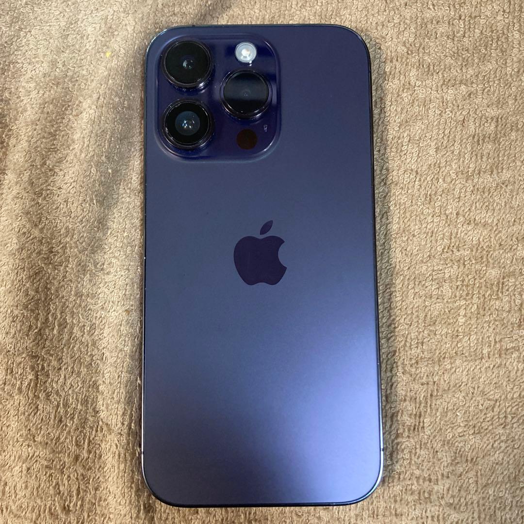 iPhone 14 Pro 128GBパープル バッテリー100% 普通に使える
