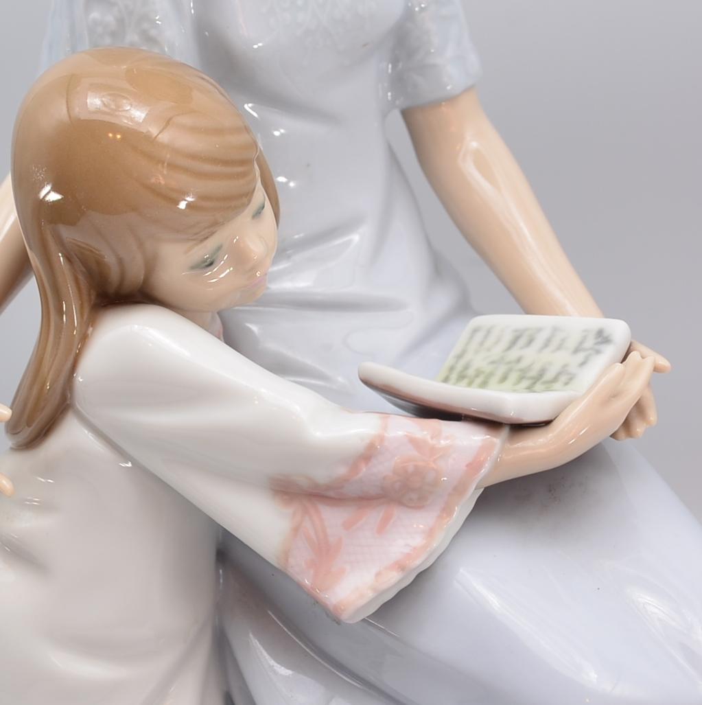 お休み前のおとぎ話　＃5457　No.2　★リヤドロ　スペイン　ポーセリン　絶版