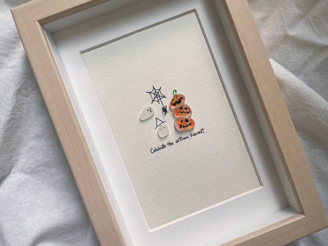 シーグラスアート　12か月カレンダー　　　　S-174