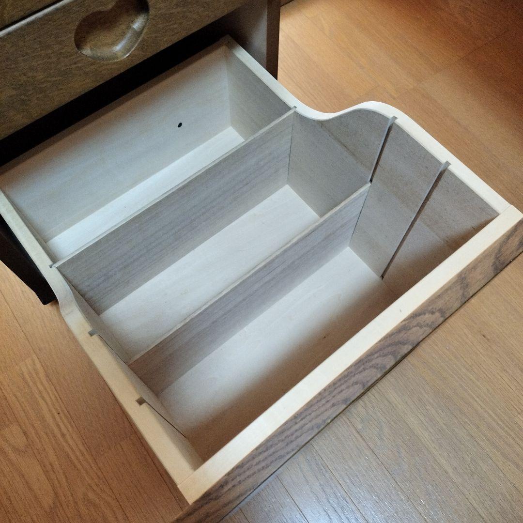 【chibikoro】カリモク学習机５点セット：引き出しワゴン