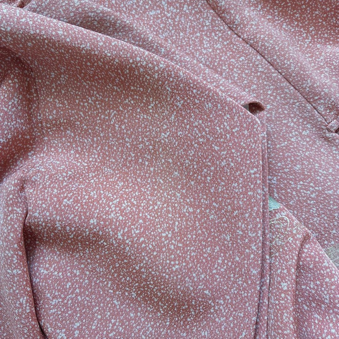 訪問着　フルセット　着物　正絹　トールサイズ　金彩　御所車　古典　G10