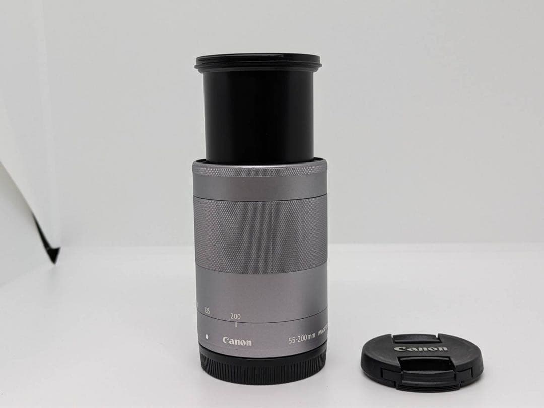大人気望遠レンズ♪Canon EF-M 55-200mm IS STM シルバー