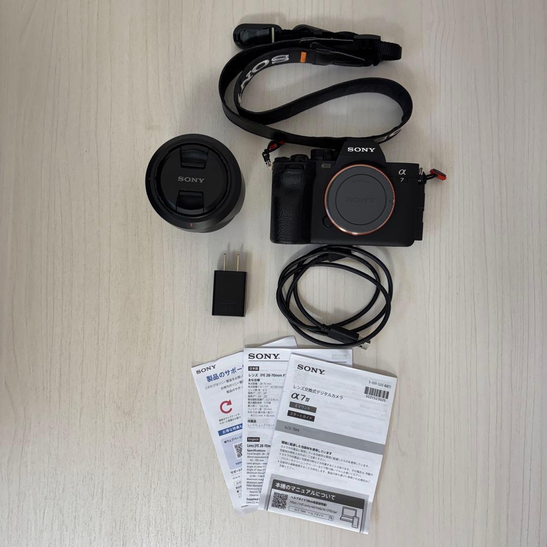 SONY α7IV レンズキット（サブバッテリー＋ガンマイク＋NDフィルター付）