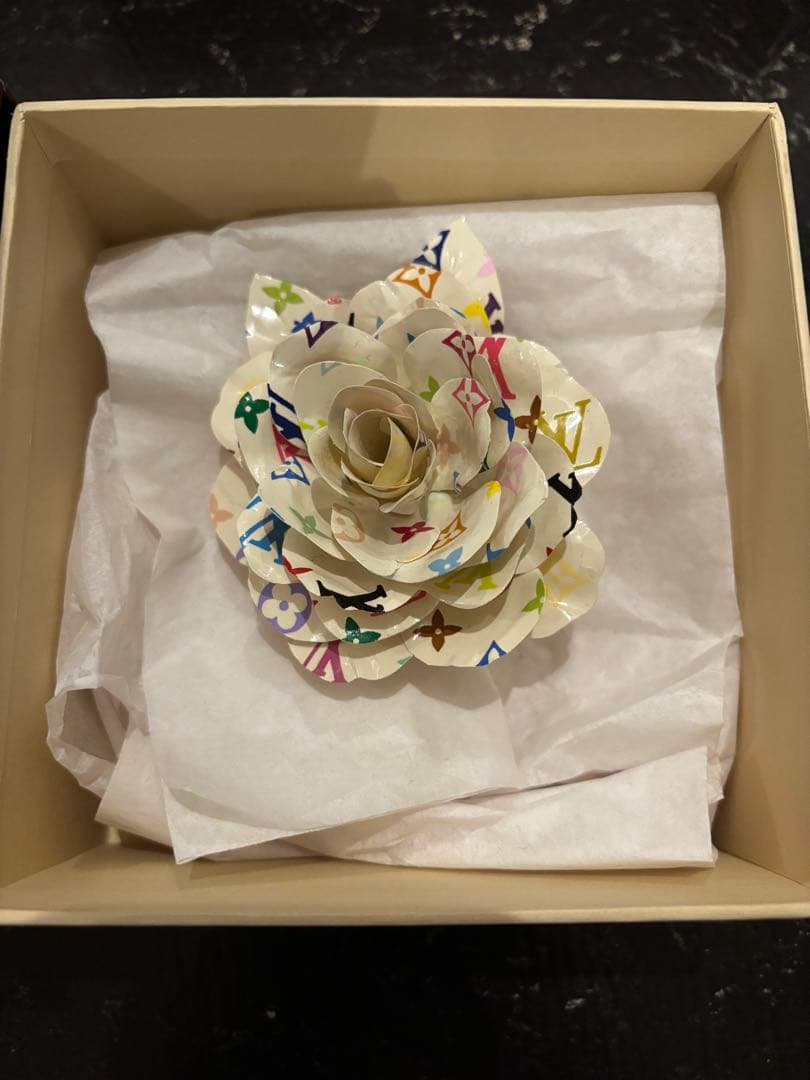 LOUIS VUITTON 村上隆 マルチカラー コサージュ 新品未使用