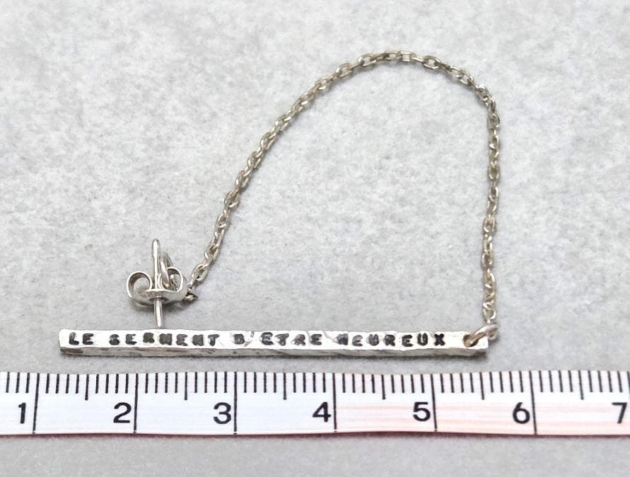 セルジュトラヴァル　LIENS 繋がり　ピアス 片耳用　42106