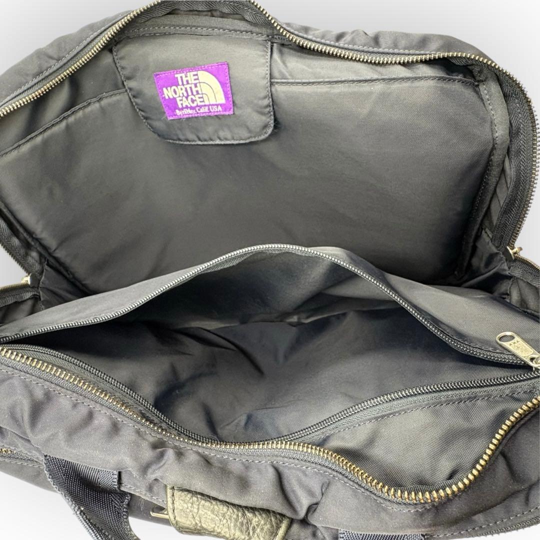 【美品】ザノースフェイスパープルレーベル 3Way Bag