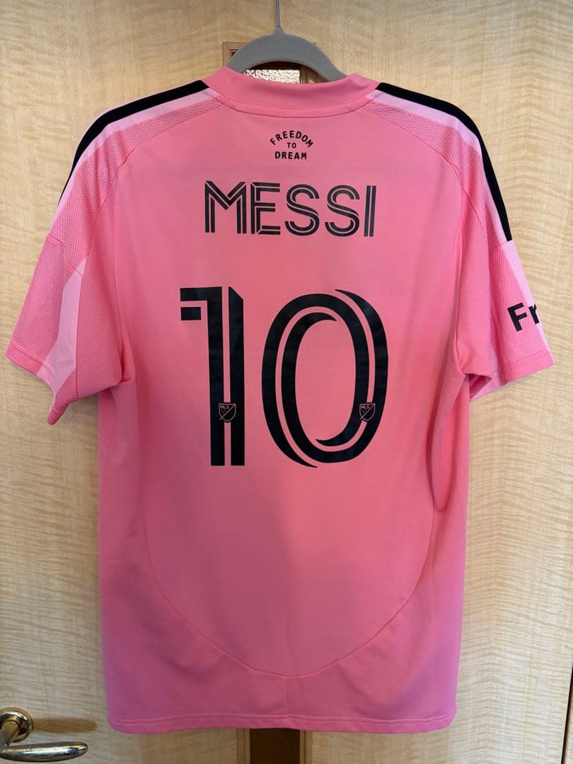 【正規品】インテルマイアミ 25 ユニフォームメッシ Lサイズ フルスポンサー