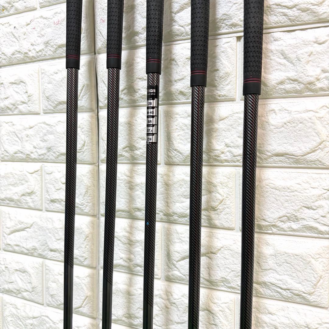 PRGR RED アイアンセット　5-9 全5本　SR 右打ち　グリップ良好
