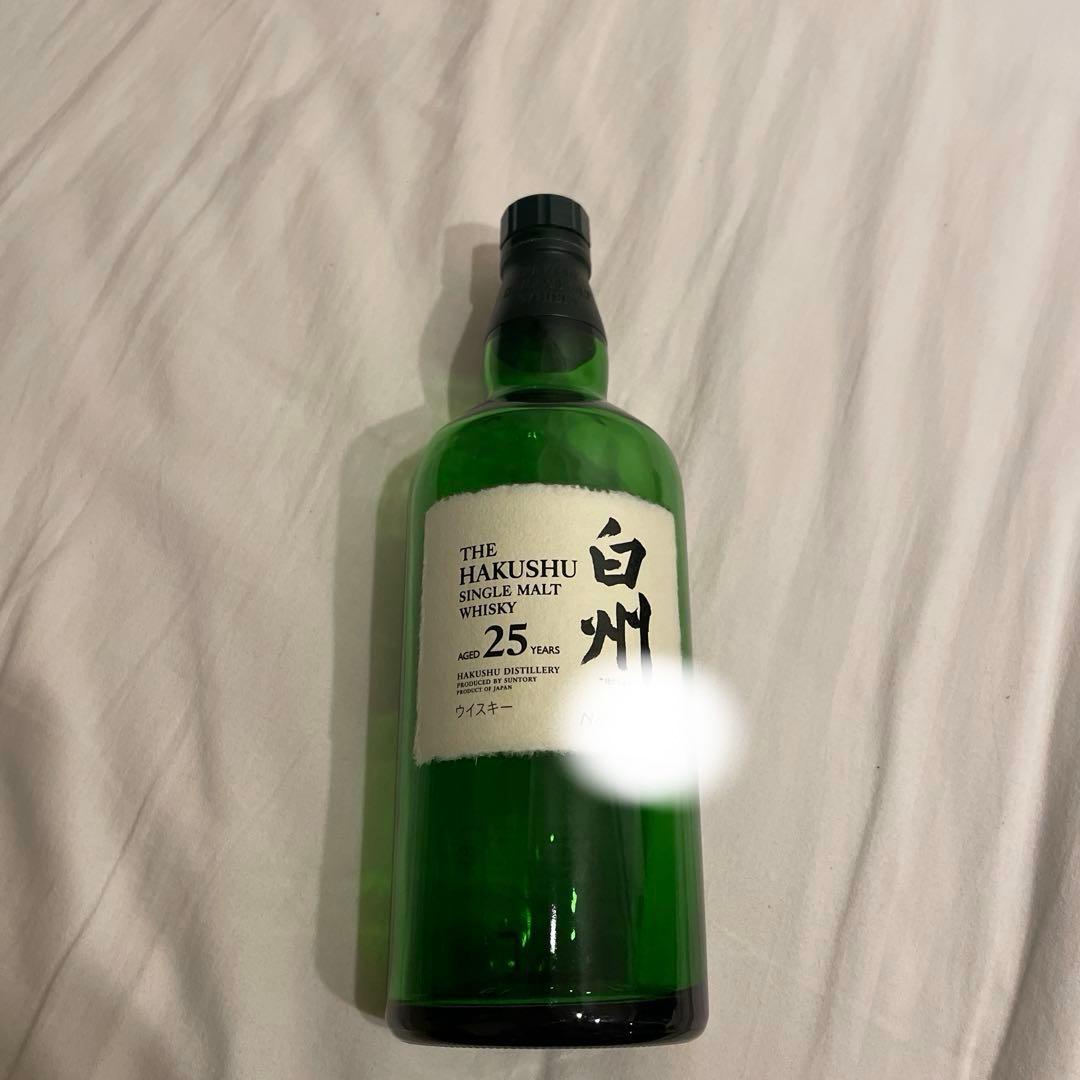 白州 25年 空瓶・化粧箱付き