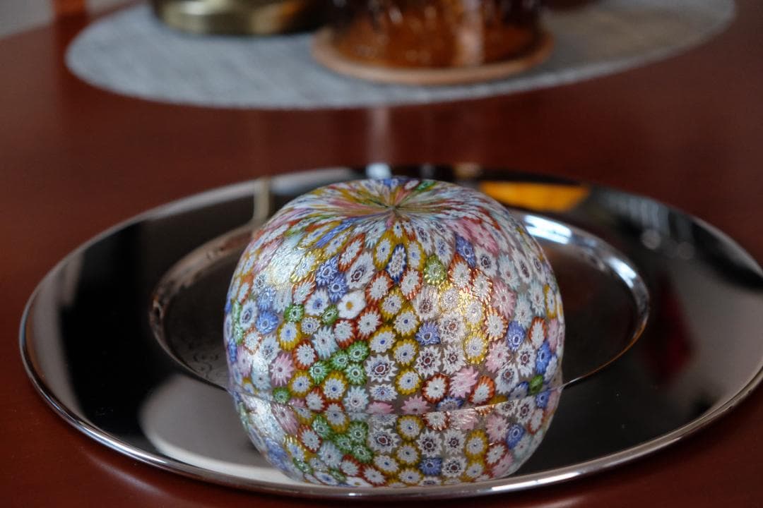 ベネチアンガラス ミルフィオリ 茶碗 舩木倭帆/黒木国昭/藤田喬平/江波冨士子