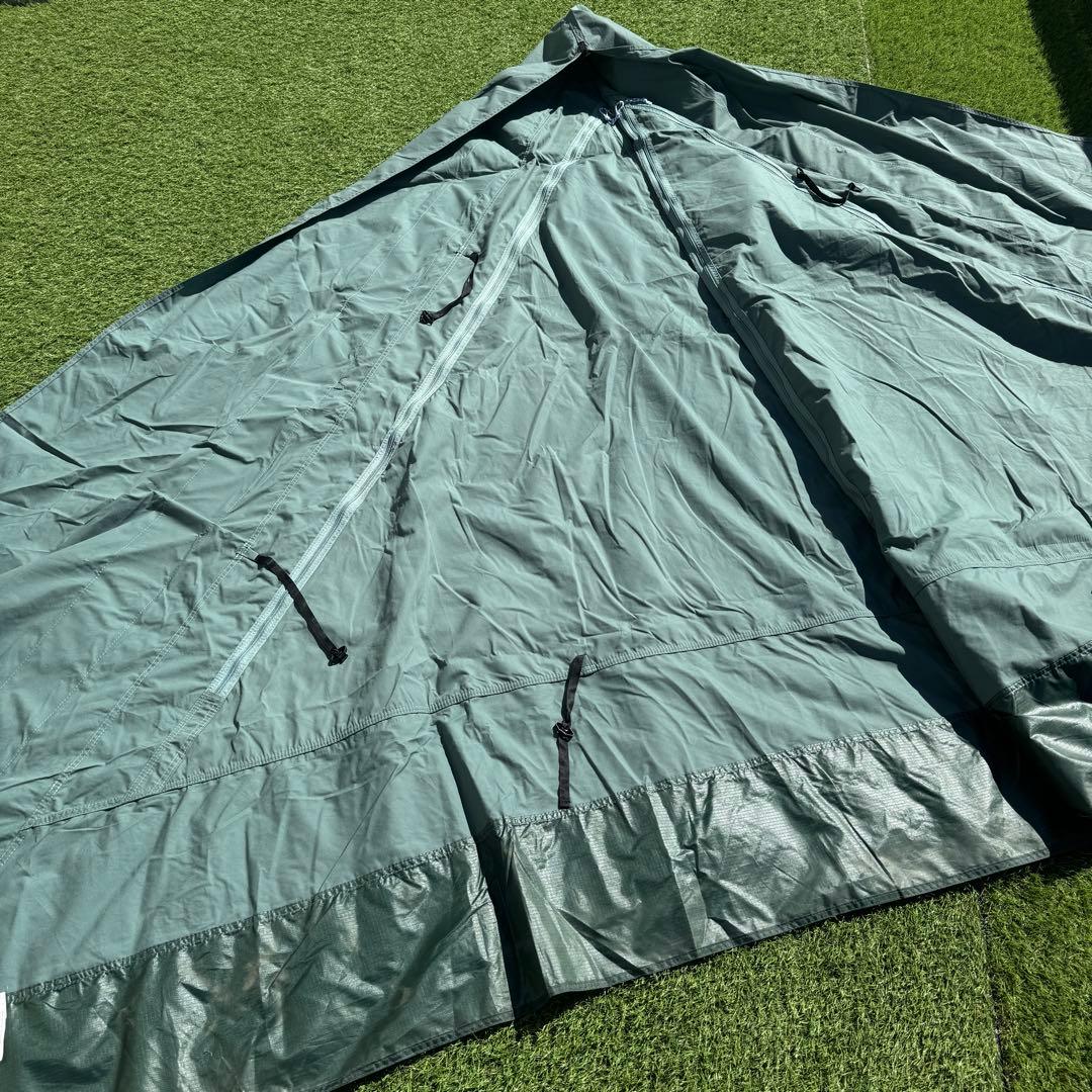 テンマクデザイン サーカスTCDX ダックグリーン 窓付フロントフラップセット