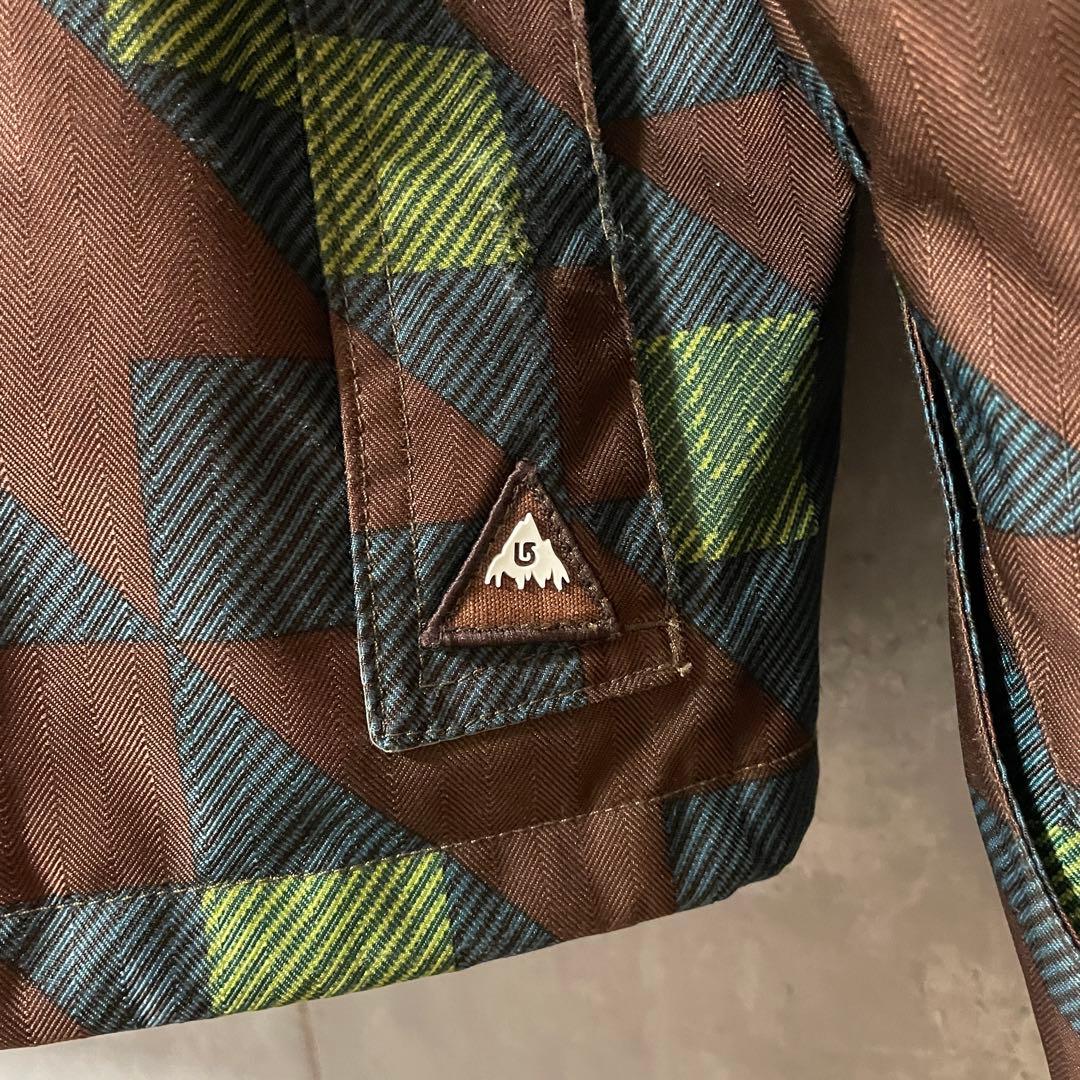 Burtonバートンスキーウェアスノーボードジャケットパーカーフード付き総柄希少