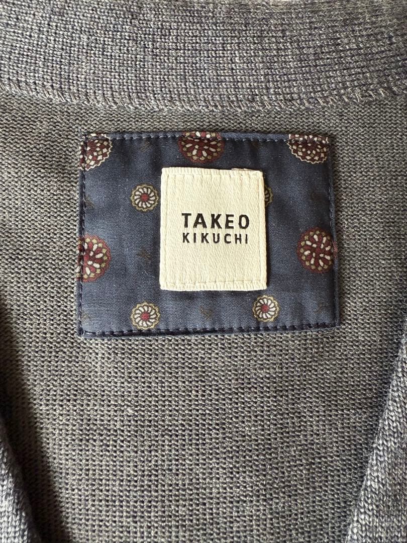 タケオキクチ⭐️ アンチピリング ニット ジレ ベスト M