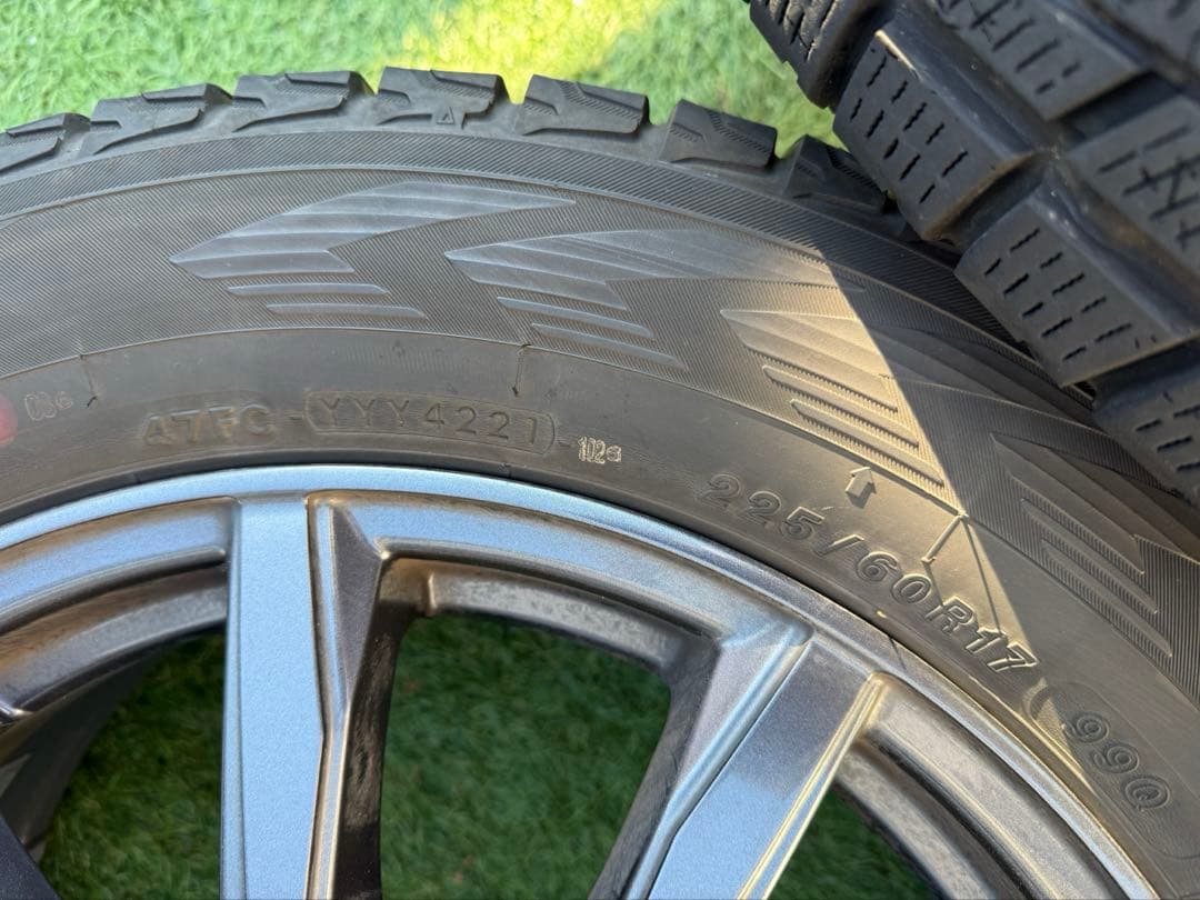 M*J様 タイヤホイールセット225/60R17