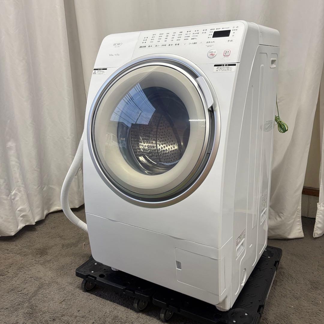 ★158　ドラム式洗濯機　ヤマダ　9キロ　左開き　25年　安い　綺麗　設置無料