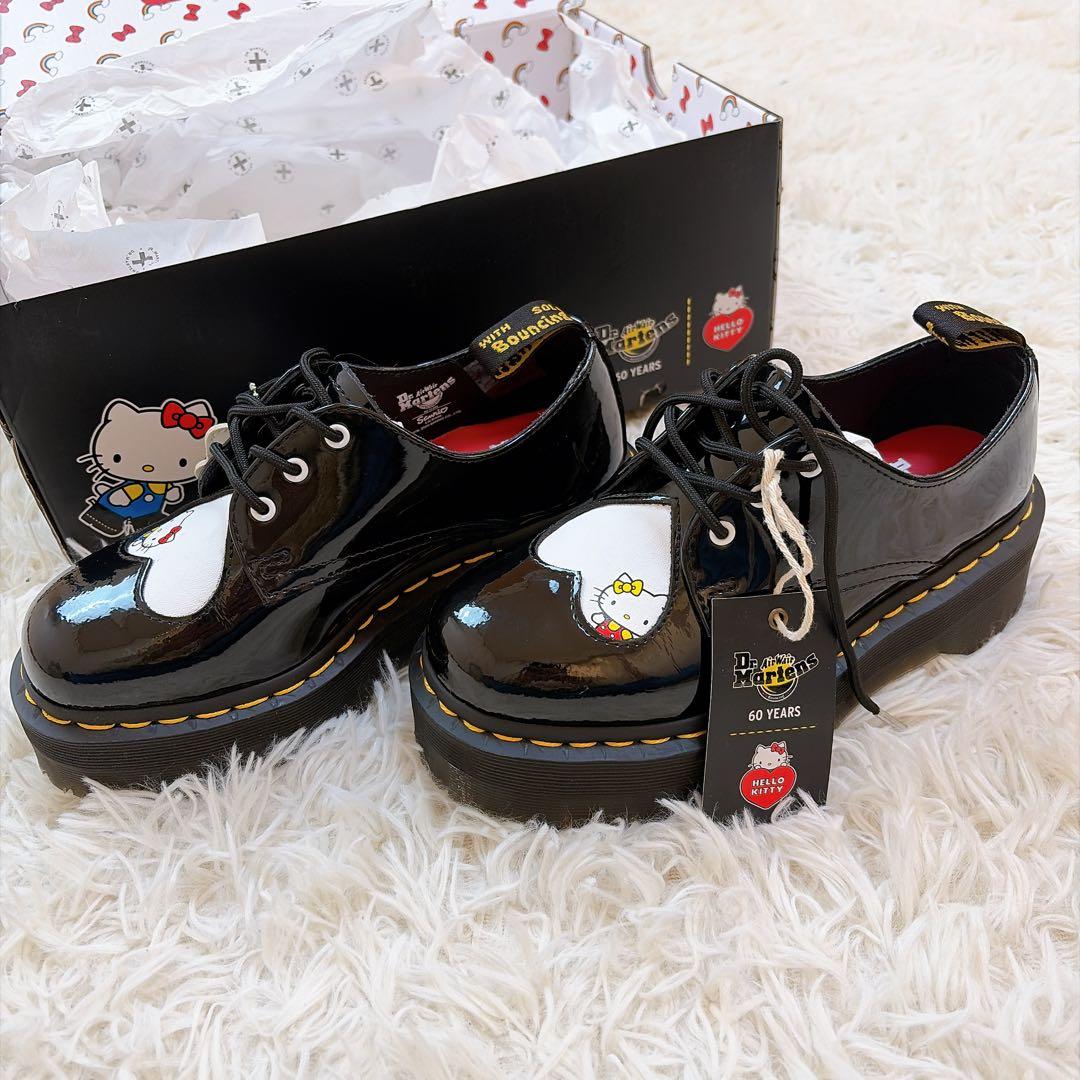 【極美品】ドクターマーチン　サンリキティちゃん　厚底ローファー　1461