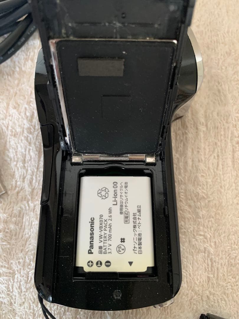 パナソニック 防水デジタルムービーカメラHX-WA10 サンターンブラック