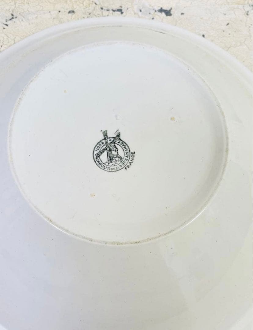 フランスアンティーク　ムーラン・デ・ルー窯　ボウル