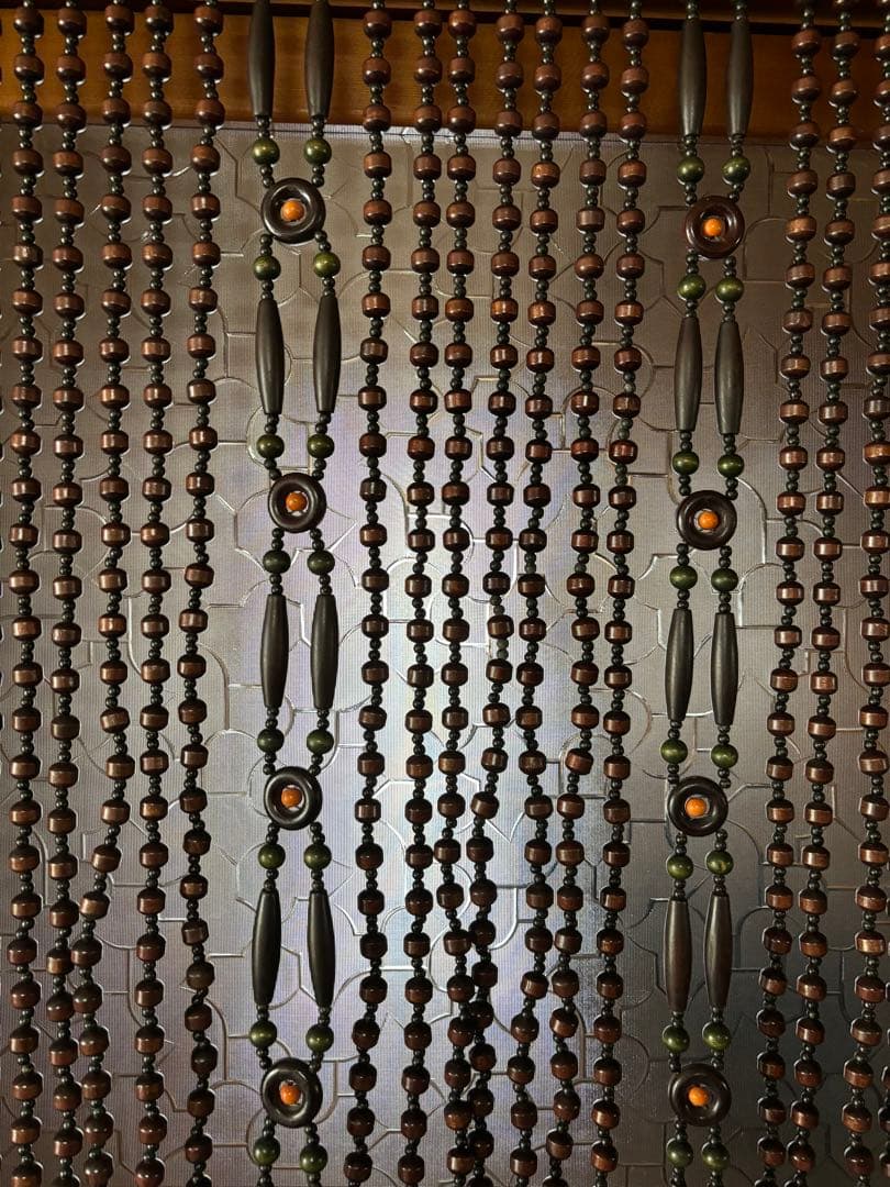 昭和レトロ⭐︎玉のれん玉すだれビンテージ