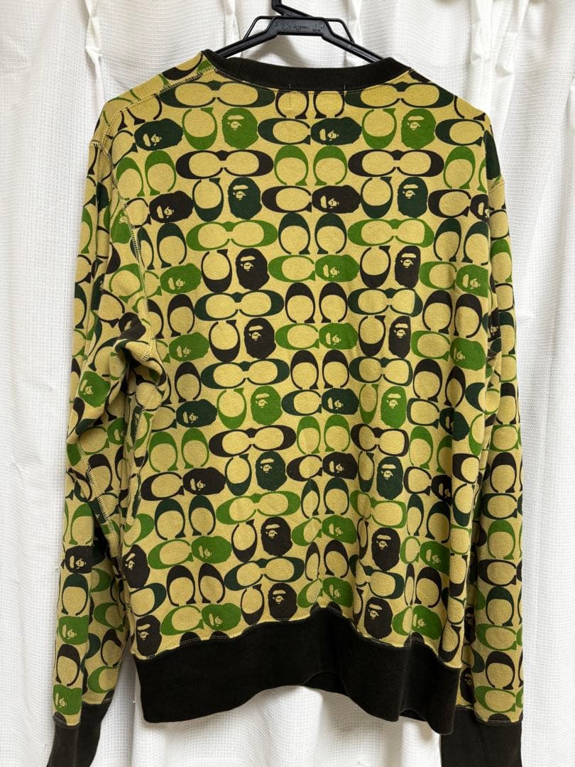 COACH×BAPE カモフラスウェット　Mサイズ