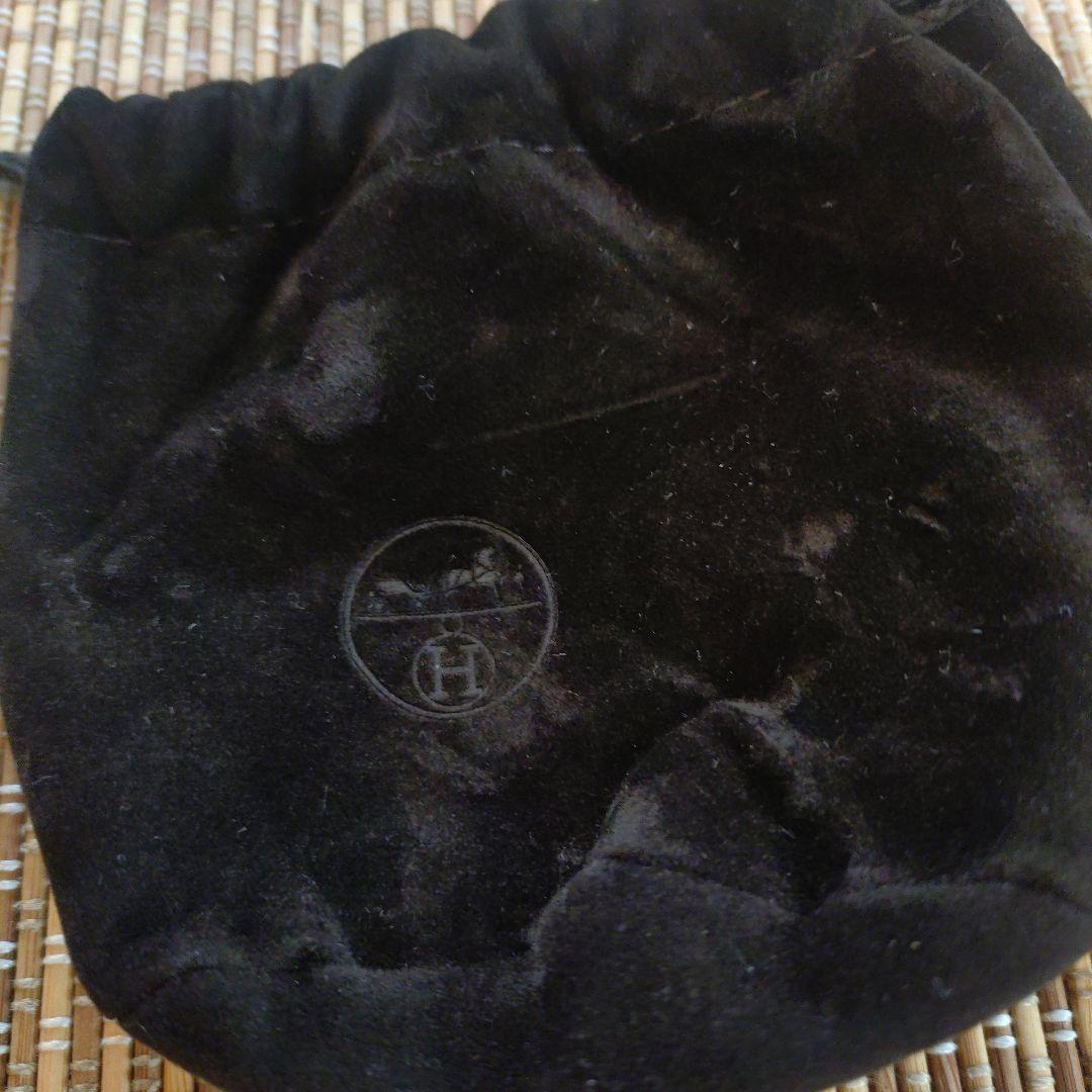 【HERMES】Hウォッチオレンジレザー スクエア時計