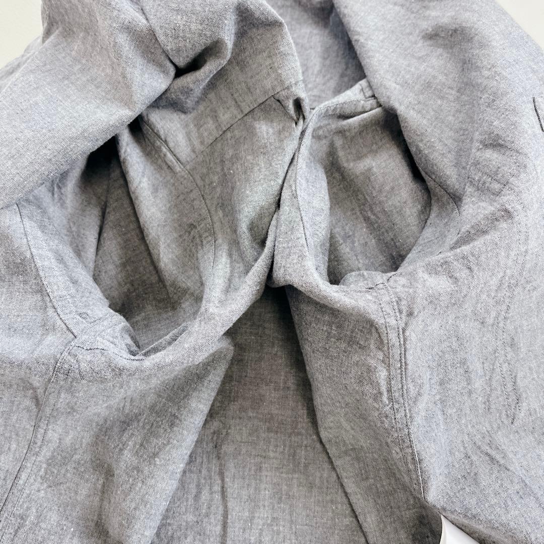 24年モデル✨MHL. バンドカラー　シャツ　コットン　長袖